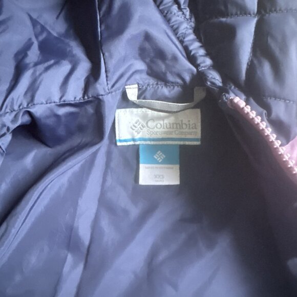 Columbia Girl 's Hooded Quilted Puffy Insulated Jacket Size XXS (4/5) - Picture 4 of 6